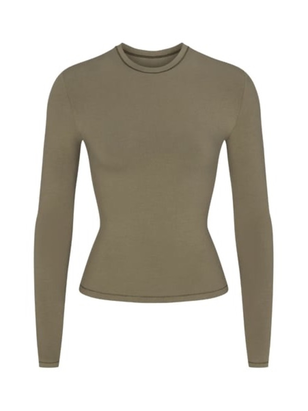 NWT Skims Cotton Jersey Long Sleeve T-Shirt SMALL